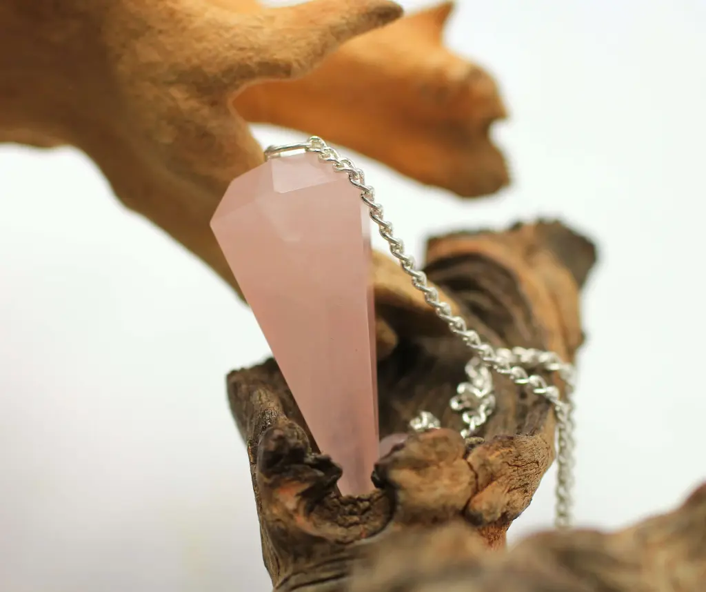 Pendentif Donut quartz rose - energies des pierres